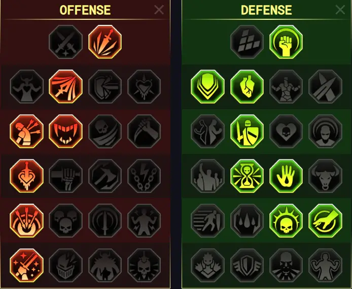 Deliana masteries offense and defense