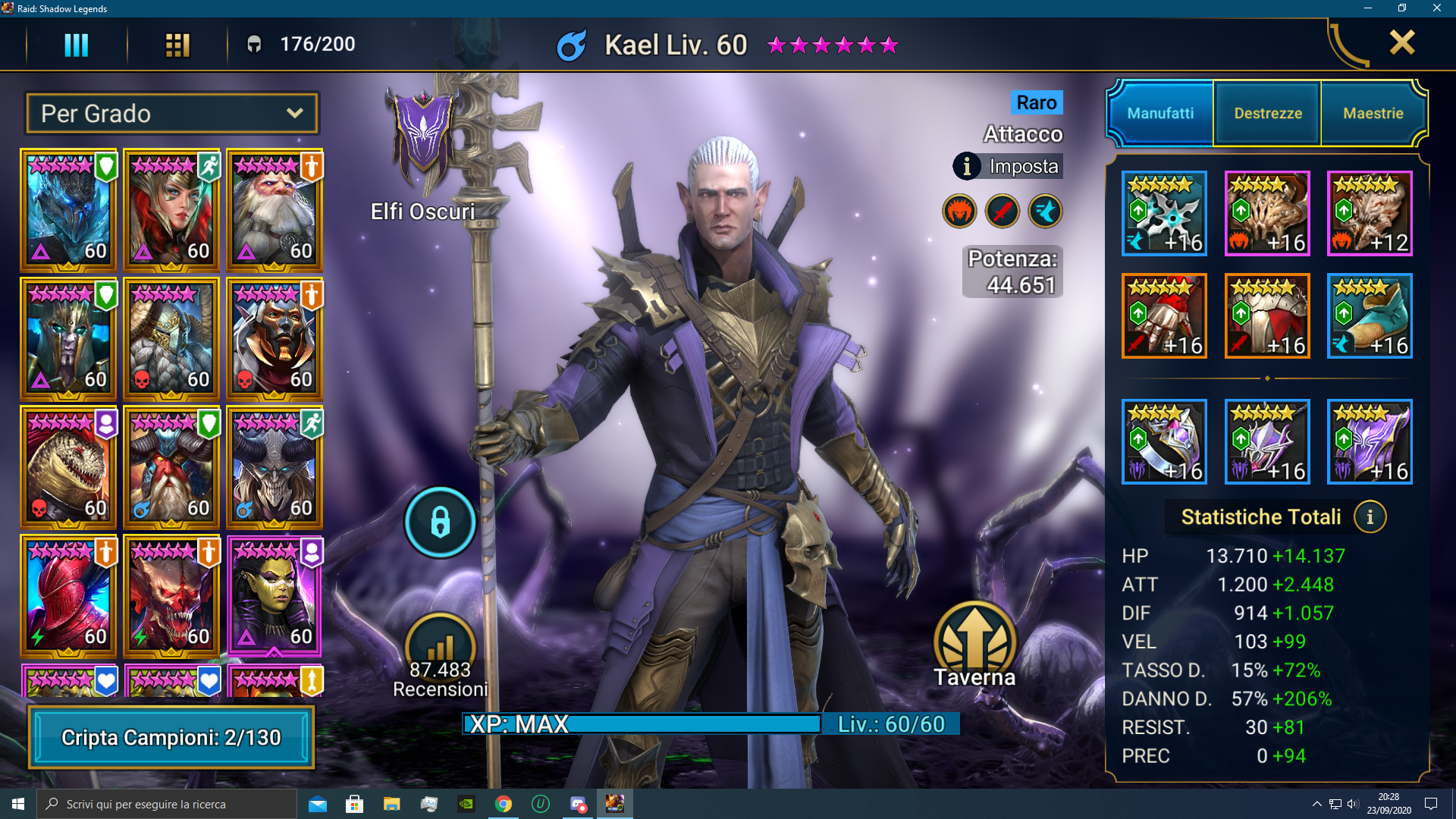 Late Game Arena Gear