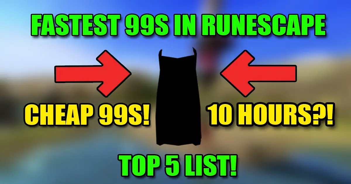 rs3 fastest skills to 99