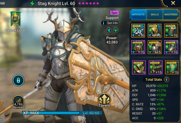 Stag Knight Champion Guide | Raid Shadow Legends