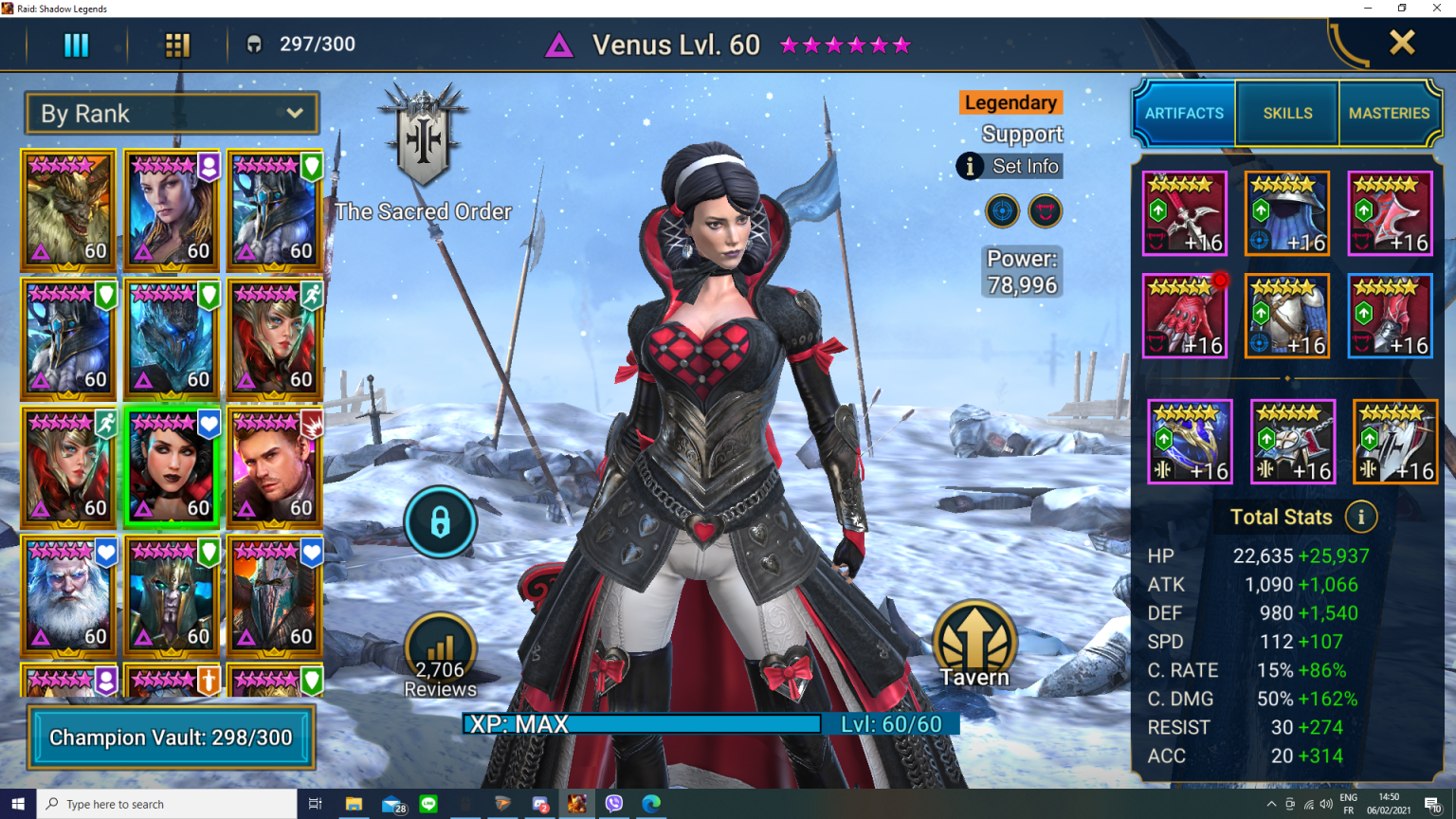 Venus Champion Guide Raid Shadow Legends