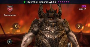 duhr the hungerer champion guide