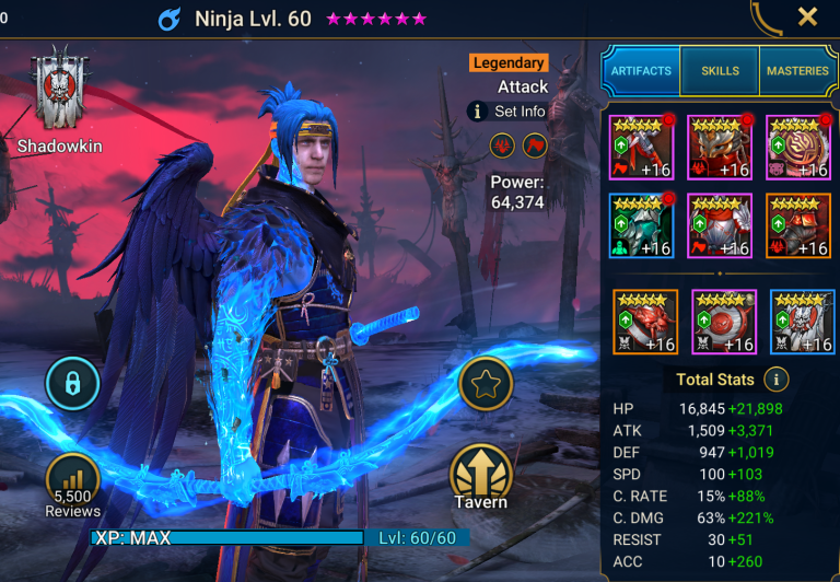 Ninja Champion Guide Raid Shadow Legends