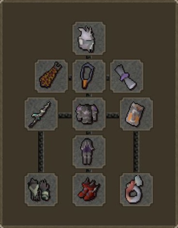 Max Melee Gear for brutal blue dragons osrs