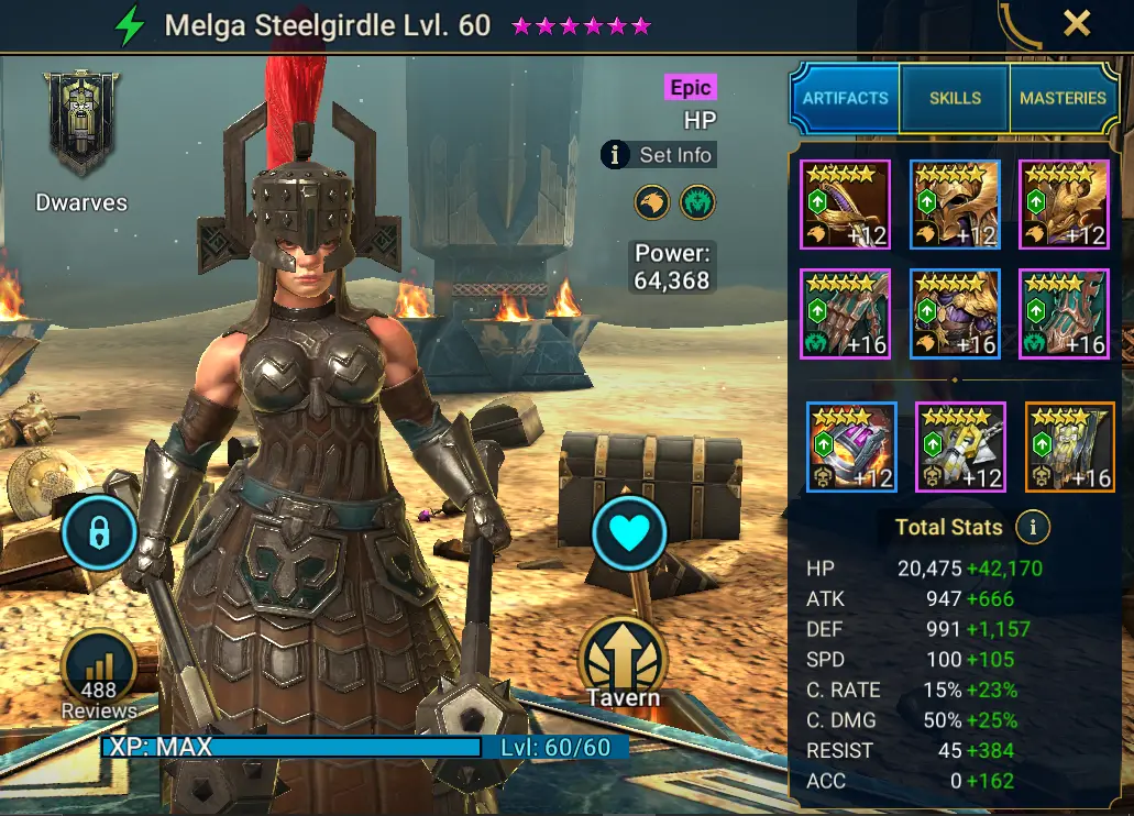 Melga Steelgirdle Guide Raid Shadow Legends