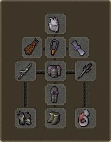 max melee slayer gear with brimstone boots for killing wyrms in osrs
