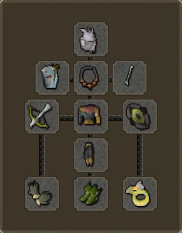 mid-tier ranged gear for brutal blue dragons osrs