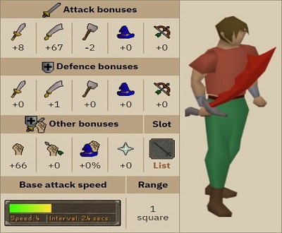 osrs Dragon Scimitar stats