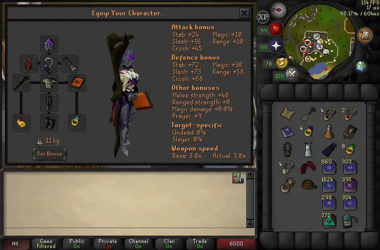 osrs Medium Clue scroll gear setup