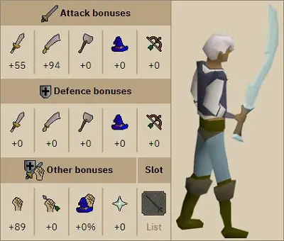 osrs blade of saeldor stats