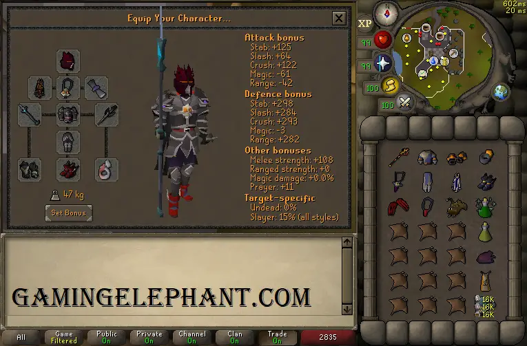 OSRS Max Kalphite Queen Gear Setup