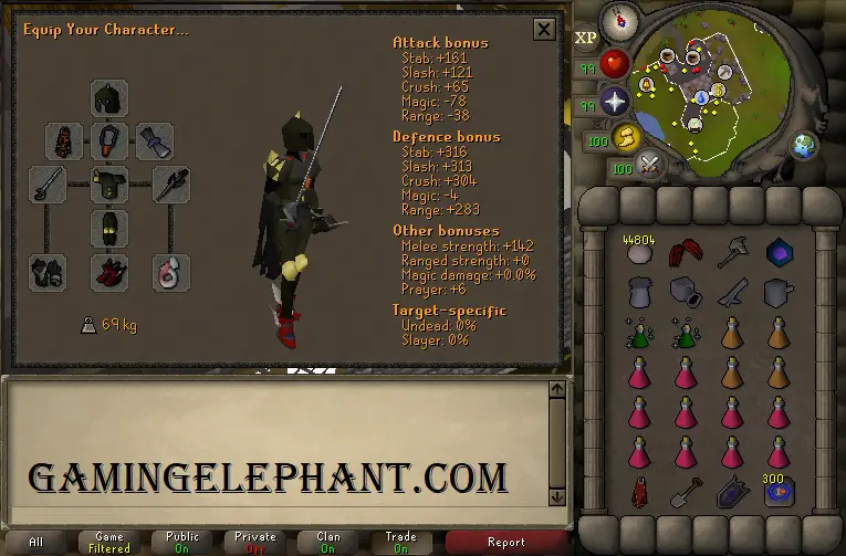 OSRS Mole Melee Gear