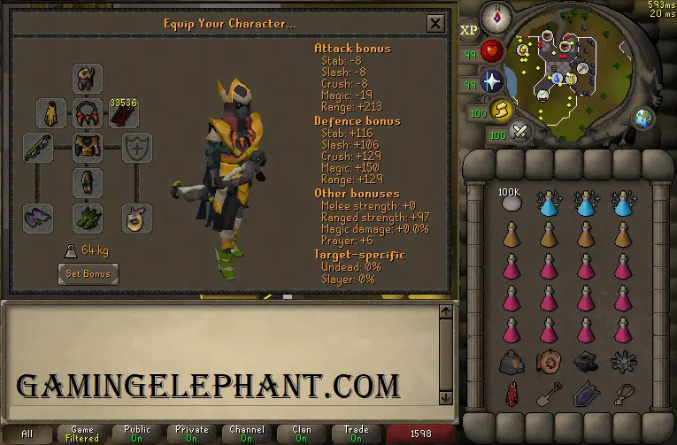 OSRS Mole Tbow Gear