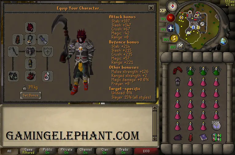 OSRS Thermy melee gear setup
