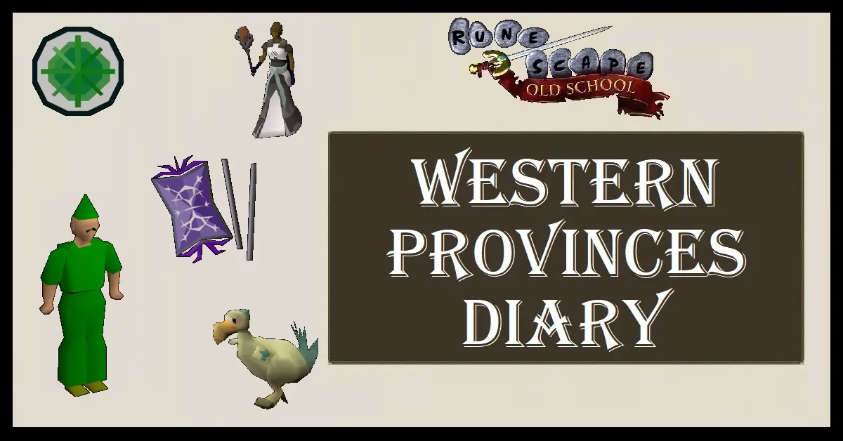 OSRS Western Provinces Diary Guide